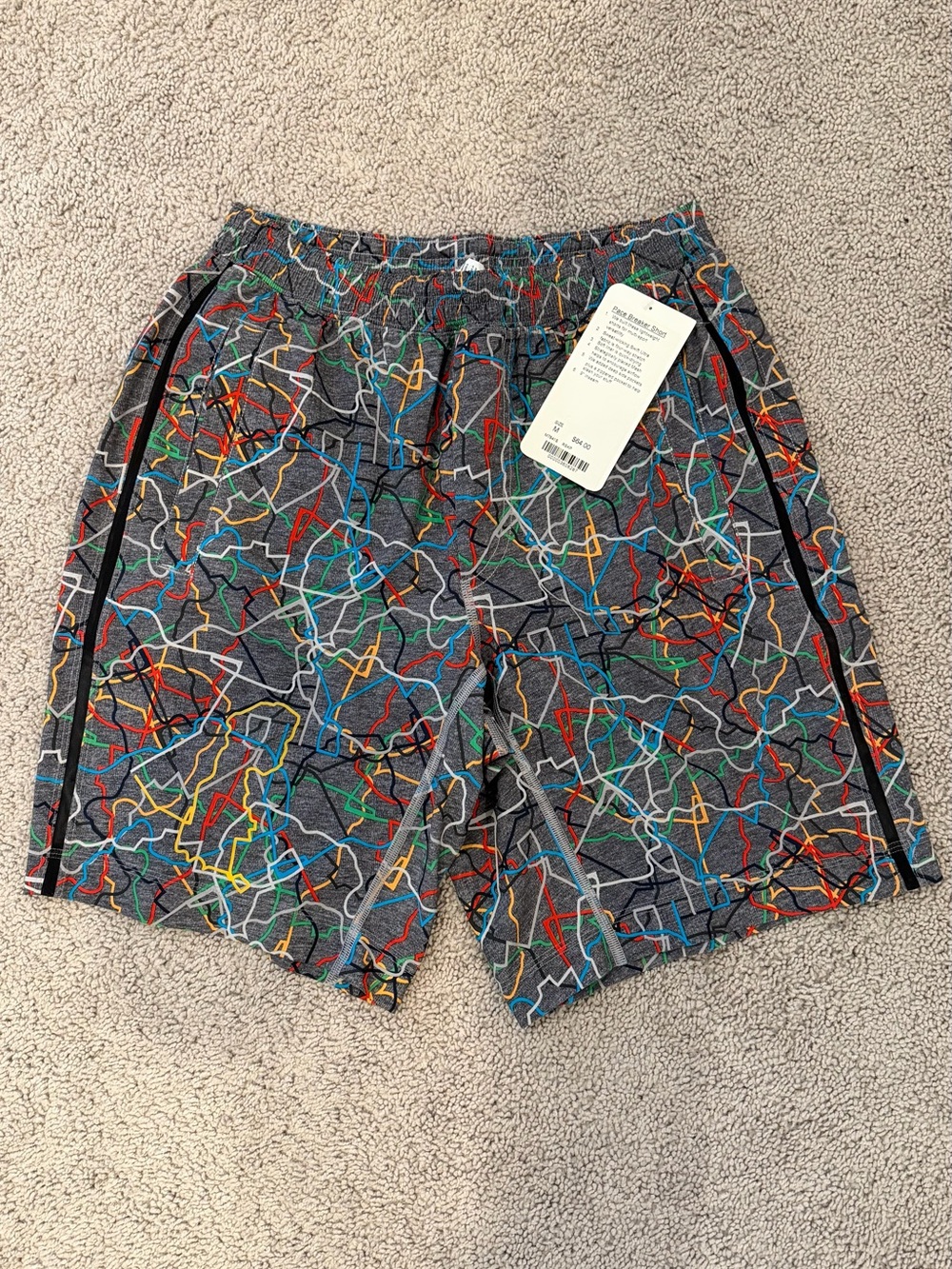 Lululemon Men’s Seawheeze Pace Breaker shorts NEW
